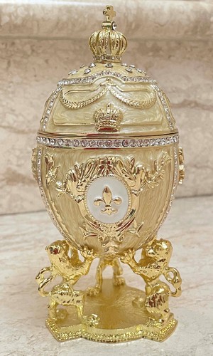 Faberge egg jewelry box - egg,