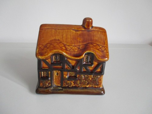 Vintage thatched cottage money - vintage,