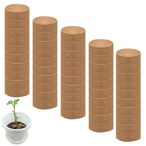 50pcs coconut soil disc coir - 50pcs,