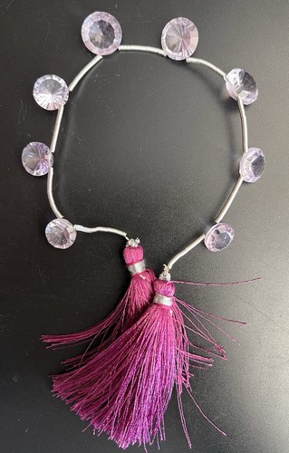 Genuine amethyst semi - genuine, semi-precious