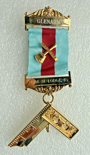 Irish masonic medal jewel - masonic,