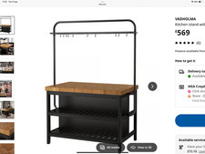 IKEA VADHOLMA Kitchen island