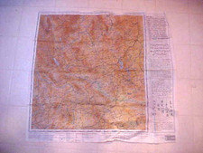 RARE 1944 WWII Escape Map AAF