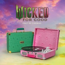 Crosley Cruiser Plus - Wicked For Good Elphaba Edition Bluetooth Turntable Vinyl