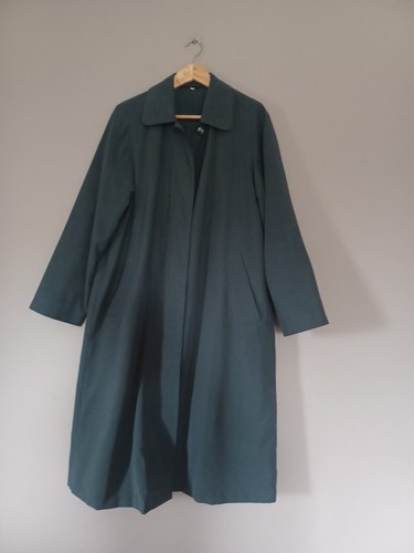 Dannimac green long trench - dannimac,