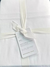 Pottery Barn KING 1000 Thread Count White Sheet Set NWT Retail: $ 339