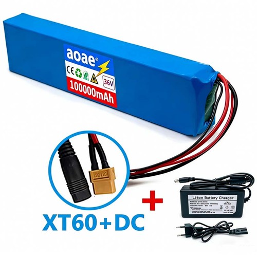 36v 100ah 10s3p rechargeable - 36v,