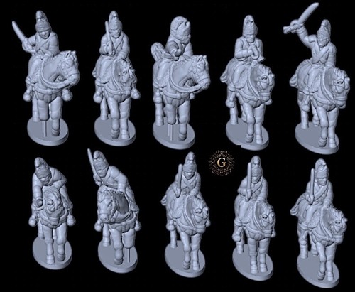 Dragoons x10 15mm 13 5mm - dragoons, &