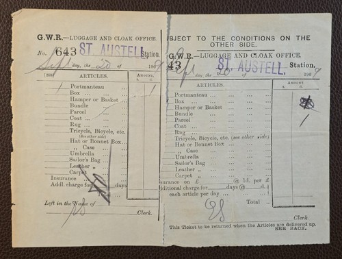 1909 great western railway - great, st