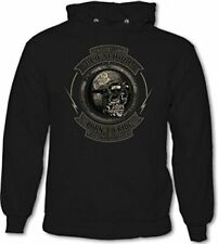 Old School Born To Ride Mens Biker Hoodie Motorcycle Cafe Racer Bike