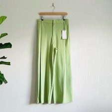Zara Green Wide Leg Pleated