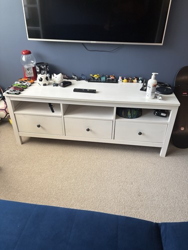 Ikea hemnes white bench - ikea, tv