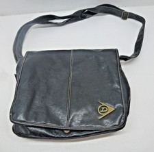 Vintage Black Faux Leather
