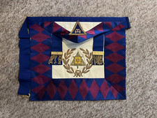 Royal Arch Supreme Grand Chapter APRON, COLLAR + BADGE AND SASH - StdB