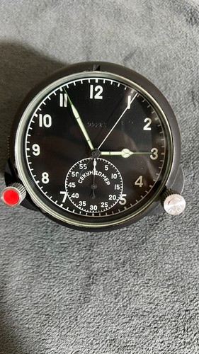 Ussr soviet aircraft clock - aircraft,
