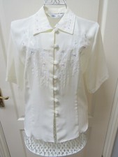 Vintage 90s Cream BHS Blouse