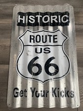 ROUTE 66 US CORRUGATED METAL