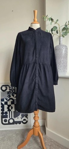 Hush black cord dress 14 - hush,