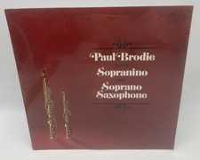 Paul Brodie Plays Sopranino And Soprano Saxophone LP New Sealed Rare 