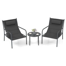 COSTWAY 3 Piece Outdoor Bistro