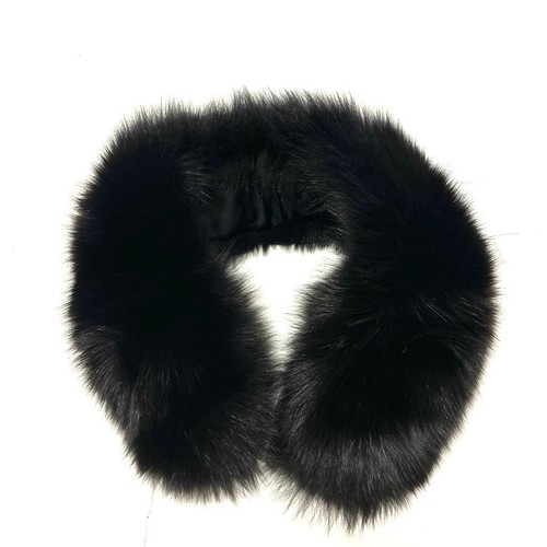 Saga fox black - fox, fur