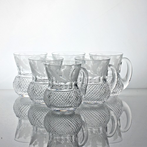 Set six edinburgh crystal - set,