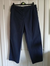 M&S ladies Cotton navy chino