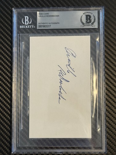 Orville redenbacher bas signed - bas,