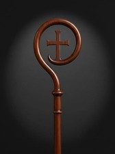 Wooden CROZIER Bishop Staff