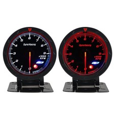 60MM Car Tachometer Red &