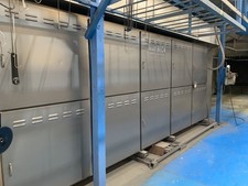 Maywick powder coating gas tunnel oven & line with semi automatic conveyor track