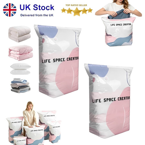 Pump vacuum storage bags - storage,