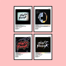 DAFT PUNK ARTIST ALBUM POSTER COLOUR PALETTE ART MUSIC GIFT