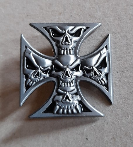 Iron cross skull metal - iron,