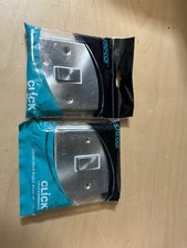 Click Deco Victorian Satin Chrome 1 Gang 2 Way Plate Switch With White Insert