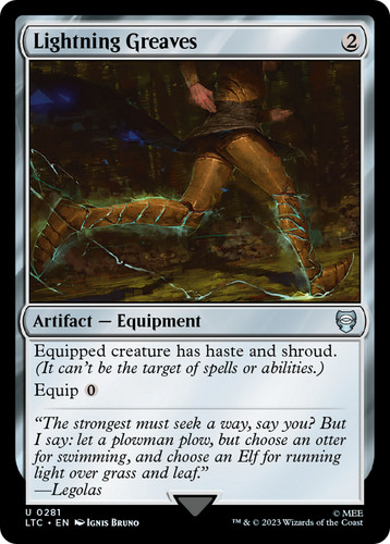 Mtg lightning greaves - mtg,