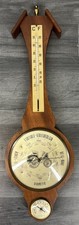 Barometer Vintage French Wall Weather Station Thermometer & Hygrometer LOT 4294