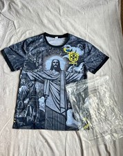 Brazil Football Kit Small Grey Christ The Redeemder