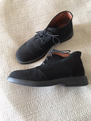 Mens black suede - , ankle