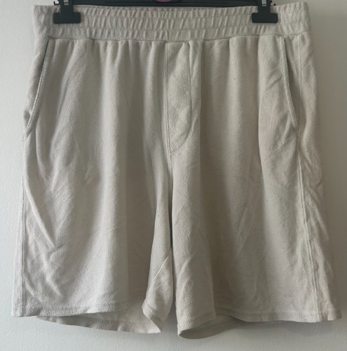 Mens cream beige towelling - h&m,