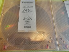 Three Panasonic DVD-RAM Discs