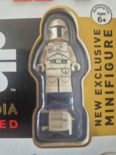 LEGO White Boba Fett Minifigure SW0631 Star Wars Character Encyclopedia Mint