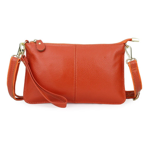 Womens genuine leather clutch - leather,