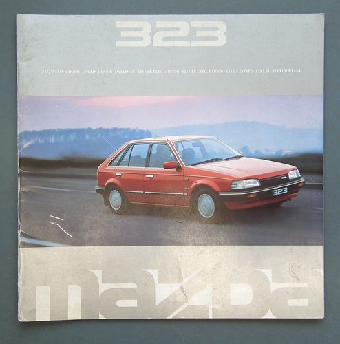Mazda 323 1989 market sales - uk,