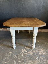 Vintage Farmhouse Pine Dining Table, 4-6 Seater
