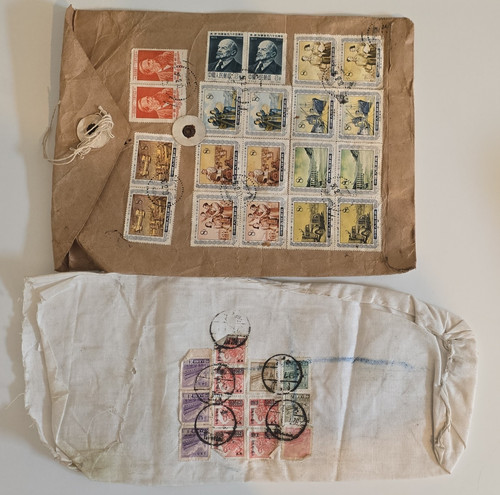 China air mail registered - air,