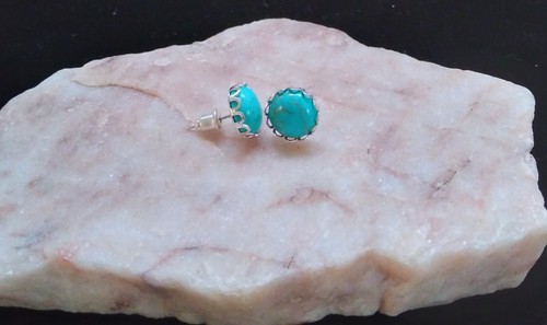 Turquoise 10mm cabochon - turquoise,