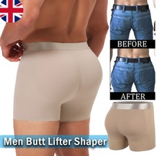 Men Bum Butt Lifter Padded Briefs Underwear Hip Enhancer Body Shaper Shorts Pant