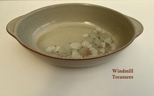 VINTAGE DENBY DAYBREAK STONEWARE OVAL ROASTING SERVING DISH BOWL GREAT CONDITION