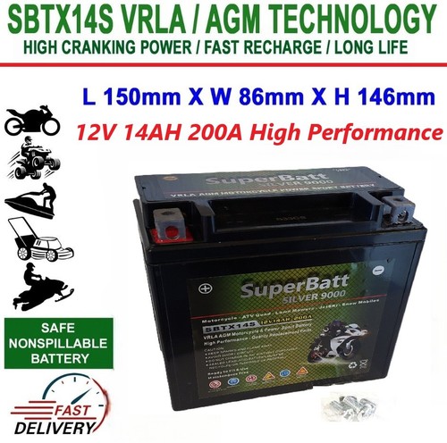Superbatt sbtx14s ytx14 - superbatt, ytx14-bs